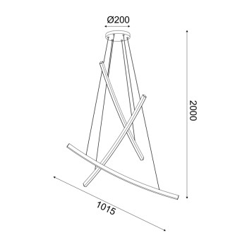 ^ΚΡΕΜΑΣΤΟ Φ/Σ LED 60W 3000K 4200LM NAAVA ΛΕΥΚΟ ΑΛΟΥΜΙΝΙΟ IP20 102X15X110CM ^ΚΡΕΜΑΣΤΟ Φ/Σ LED 60W 3000K 4200LM NAAVA ΛΕΥΚΟ ΑΛΟΥΜΙΝΙΟ IP20 102X15X110CM