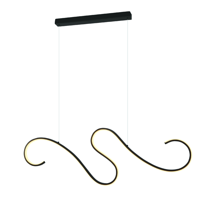 ^ΚΡΕΜΑΣΤΟ Φ/Σ LED 27W 3000K 1890LM CALISTA ΜΑΥΡΟ ΑΛΟΥΜΙΝΙΟ IP20 110X6XH175CM