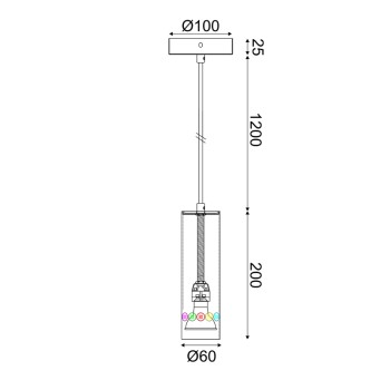 ^ΚΡΕΜΑΣΤΟ Φ/Σ 1XGU10 BUTTONS ΛΕΥΚΟ ΜΕΤ/ΚΟ IP20 D6XD10XH150CM ^ΚΡΕΜΑΣΤΟ Φ/Σ 1XGU10 BUTTONS ΛΕΥΚΟ ΜΕΤ/ΚΟ IP20 D6XD10XH150CM