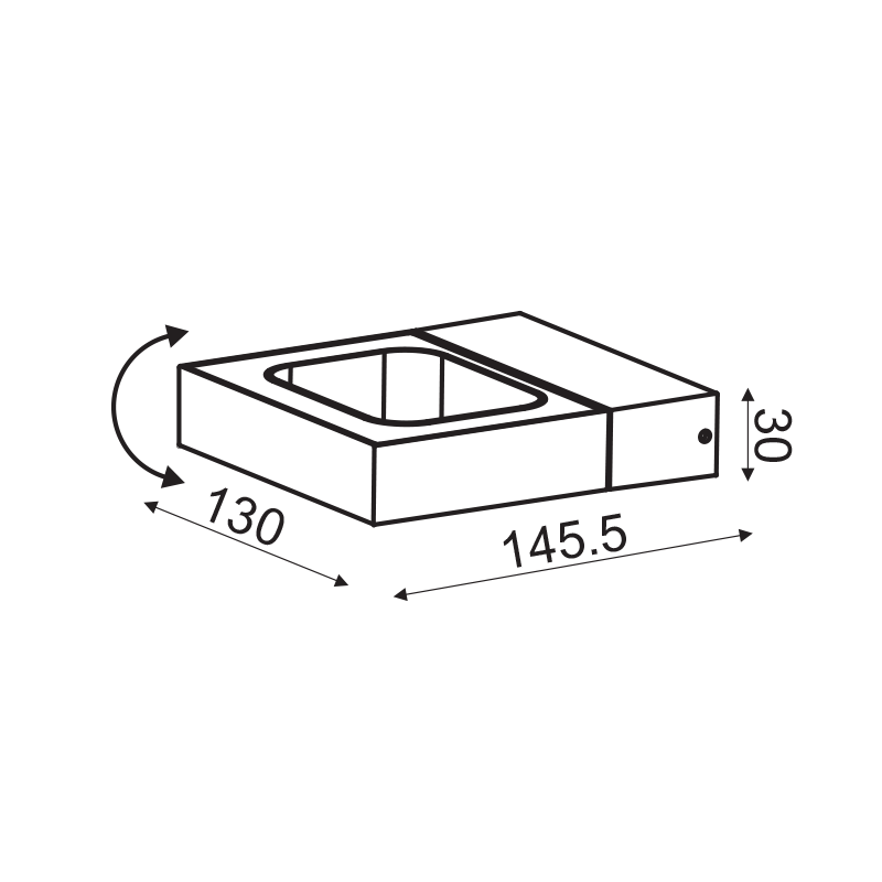 ΕΠΙΤΟΙΧΟ Φ/Σ LED 6W 3000K ΑΛΟΥΜΙΝΙΟ ΛΕΥΚΟ 14,5X13X3CM CYCLOP ΕΠΙΤΟΙΧΟ Φ/Σ LED 6W 3000K ΑΛΟΥΜΙΝΙΟ ΛΕΥΚΟ 14,5X13X3CM CYCLOP