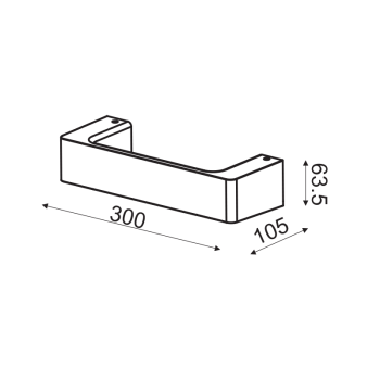 ΕΠΙΤΟΙΧΟ Φ/Σ LED 6W 3000K ΑΛΟΥΜΙΝΙΟ ΜΑΥΡΟ 30Χ6,4Χ10,5CM FOGA ΕΠΙΤΟΙΧΟ Φ/Σ LED 6W 3000K ΑΛΟΥΜΙΝΙΟ ΜΑΥΡΟ 30Χ6,4Χ10,5CM FOGA