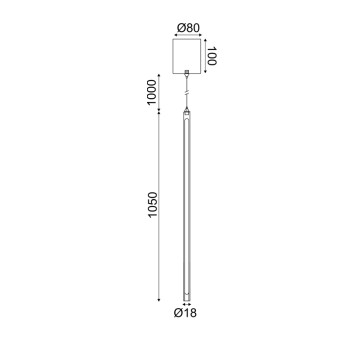 ^ΚΡΕΜΑΣΤΟ Φ/Σ LED 18W DIM ΑΦΗΣ 3000K 920LM AVENUE ΛΕΥΚΟ ΜΕΤ/ΚΟ IP20 D8XD1,8XH250CM ^ΚΡΕΜΑΣΤΟ Φ/Σ LED 18W DIM ΑΦΗΣ 3000K 920LM AVENUE ΛΕΥΚΟ ΜΕΤ/ΚΟ IP20 D8XD1,8XH250CM