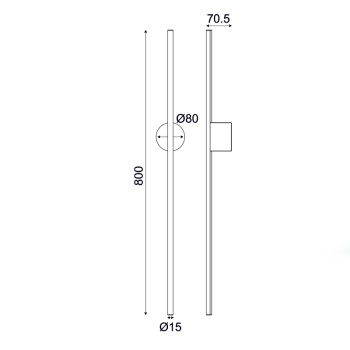 ^ΕΠΙΤΟΙΧΟ Φ/Σ LED 15W 3000K 970LM AVENUE ΜΑΥΡΟ ΜΕΤ/ΚΟ IP20 7,5X8X80CM ^ΕΠΙΤΟΙΧΟ Φ/Σ LED 15W 3000K 970LM AVENUE ΜΑΥΡΟ ΜΕΤ/ΚΟ IP20 7,5X8X80CM