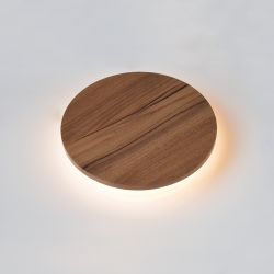 ΕΠΙΤ Φ/Σ LED 24W 3000Κ ΑΠΟΧΡ.ΣΚΟΥΡ ΞΥΛΟΥ MDF ΚΥΚΛ Φ40XH3,6CM ECLIPSE