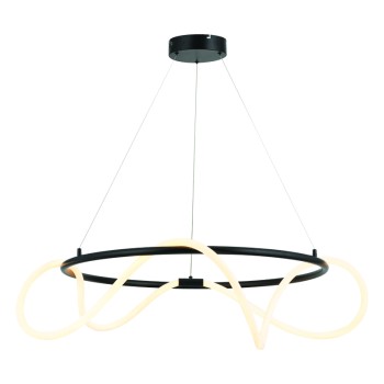 ^ΚΡΕΜΑΣΤΟ Φ/Σ LED 60W 3000K 3400LM KYMA ΜΑΥΡΟ ΜΕΤ/ΚΟ IP20 D80XH230CM  ^ΚΡΕΜΑΣΤΟ Φ/Σ LED 60W 3000K 3400LM KYMA ΜΑΥΡΟ ΜΕΤ/ΚΟ IP20 D80XH230CM