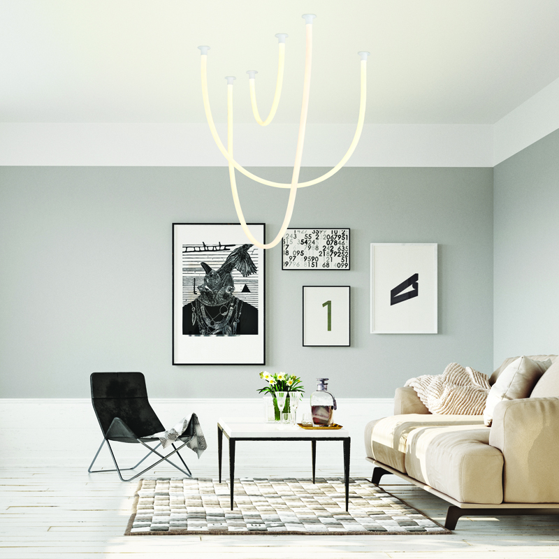 ΚΡΕΜΑΣΤΟ Φ/Σ LED 60W 3000K 4000LM JUNGLE  ΛΕΥΚΟ ΣΙΛΙΚΟΝΗ IP20 L240,L170,L100CM  ΚΡΕΜΑΣΤΟ Φ/Σ LED 60W 3000K 4000LM JUNGLE  ΛΕΥΚΟ ΣΙΛΙΚΟΝΗ IP20 L240,L170,L100CM