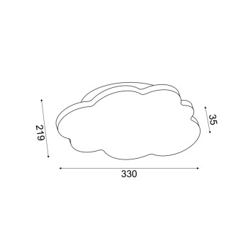 ΕΠΙΤΟΙΧΟ Φ/Σ LED 10W 3000K 800LM ΛΕΥΚΟ MDF 33X3,5X22CM HOLMA
