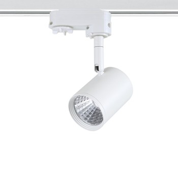 WHITE LED TRACK LIGHT 7W 4000K 4WIRES 24° 760LM 230V Ra80