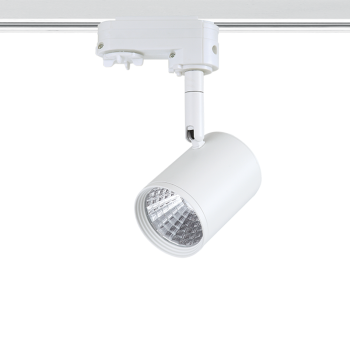 WHITE LED TRACK LIGHT 7W 4000K 4WIRES 24° 760LM 230V Ra80