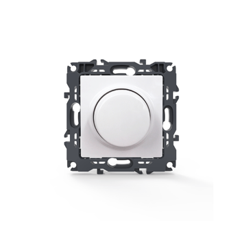 Aca Prime Χωνευτός Διακόπτης Dimmer 1  Εξόδου Χωρίς Πλαίσιο LED Περιστροφικός σε Λευκό Χρώμα  1000115201 Aca Prime Χωνευτός Διακόπτης Dimmer 1  Εξόδου Χωρίς Πλαίσιο LED Περιστροφικός σε Λευκό Χρώμα  1000115201