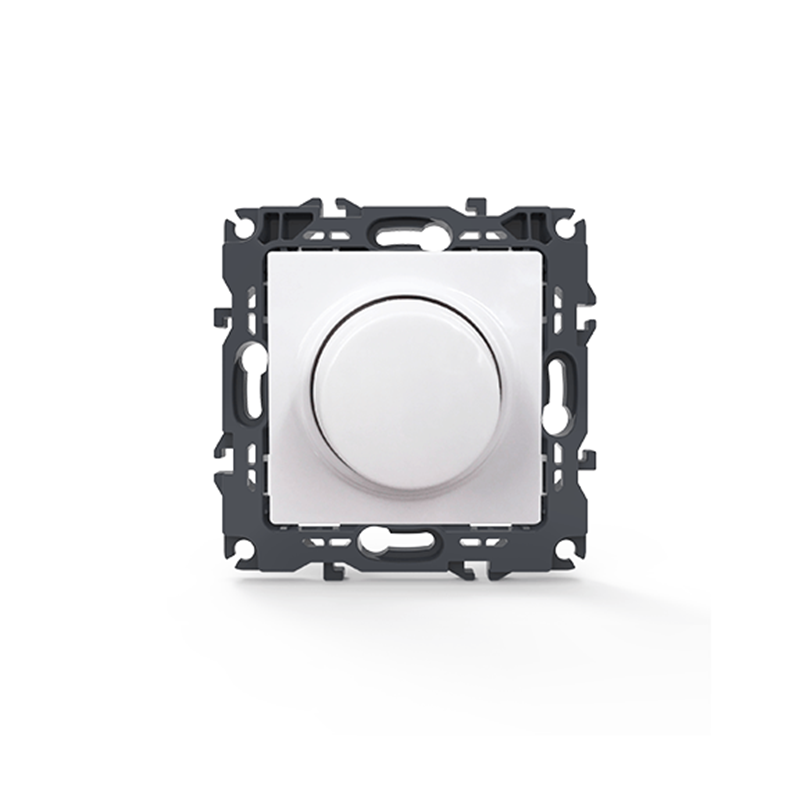 Aca Prime Χωνευτός Διακόπτης Dimmer 1  Εξόδου Χωρίς Πλαίσιο LED Περιστροφικός σε Λευκό Χρώμα  1000115201 Aca Prime Χωνευτός Διακόπτης Dimmer 1  Εξόδου Χωρίς Πλαίσιο LED Περιστροφικός σε Λευκό Χρώμα  1000115201