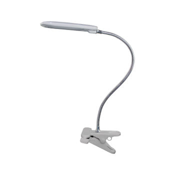 LED ΓΡΑΦΕΙΟΥ 5W ΓΚΡΙ 4000K+ΣΠΙΡΑΛ+ΚΛΙΠ 230V 7,5X11,5XH43,5CM LED ΓΡΑΦΕΙΟΥ 5W ΓΚΡΙ 4000K+ΣΠΙΡΑΛ+ΚΛΙΠ 230V 7,5X11,5XH43,5CM