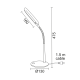 LED Φ/Σ ΓΡΑΦΕΙΟΥ 5W ΜΠΛΕ 4000Κ ΜΕ ΣΠΙΡΑΛ 230V Φ13XH47,5CM