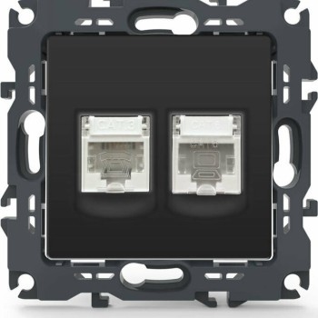 Aca Prime Μονή Πρίζα Δικτύου και Τηλεφώνου RJ45/RJ11 χωρίς Πλαίσιο Τύπου Cat6 σε Ανθρακί Χρώμα 1000113404 Aca Prime Μονή Πρίζα Δικτύου και Τηλεφώνου RJ45/RJ11 χωρίς Πλαίσιο Τύπου Cat6 σε Ανθρακί Χρώμα 1000113404
