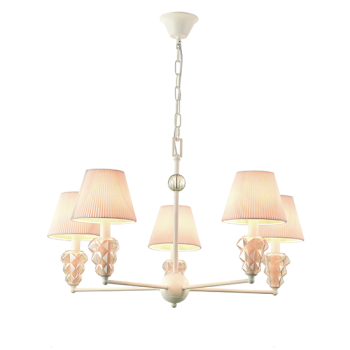 ΚΡΕΜ. Φ/Σ 5ΧΕ14 ΜΕΤΑΛΛΙΚΟ ΛΕΥΚΟ+AMBER ΓΥΑΛΙ+ΑΜΠΑΖΟΥΡ Φ74ΧΗ90