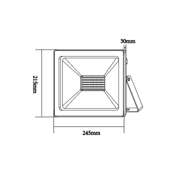 BLACK LED SMD FLOOD LUMINAIRE IP66 100W 6000K 9000Lm 230V RA80 BLACK LED SMD FLOOD LUMINAIRE IP66 100W 6000K 9000Lm 230V RA80