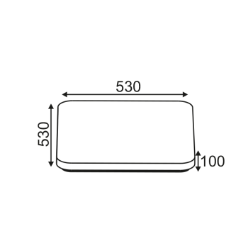 LED ΕΠΙΤ.Φ/Σ 60W IPATIA ΛΕΥΚΟ ΑΚΡΥΛΙΚ 4000K 4300LM 230V 53X53XH10CM LED ΕΠΙΤ.Φ/Σ 60W IPATIA ΛΕΥΚΟ ΑΚΡΥΛΙΚ 4000K 4300LM 230V 53X53XH10CM