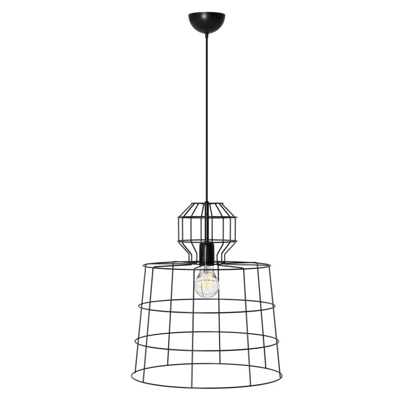 Κρεμαστό Φωτιστικό Μονόφωτο Μαύρο Ε27 Φ40x103cm Κρεμαστό Φωτιστικό Μονόφωτο Μαύρο Ε27 Φ40x103cm