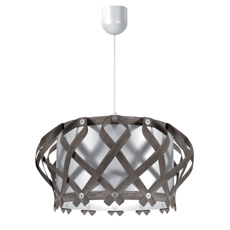 Φωτιστικό Κρεμαστό Venice Μονόφωτο Γκρί (PP-PVC) Ε27 42x42x80cm Φωτιστικό Κρεμαστό Venice Μονόφωτο Γκρί (PP-PVC) Ε27 42x42x80cm