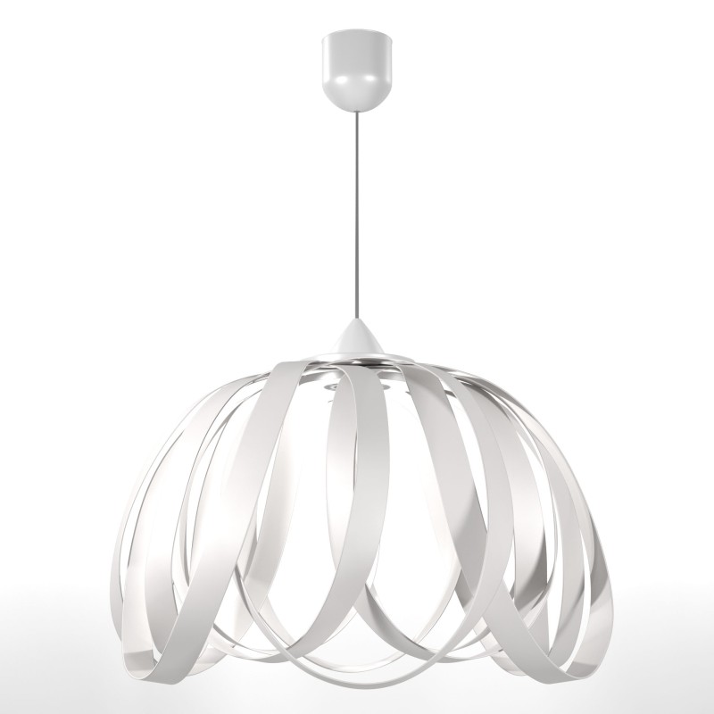 Φωτιστικό Κρεμαστό Madrid Μονόφωτο Λευκό (PP+PVC) Ε27 40x40x80cm Φωτιστικό Κρεμαστό Madrid Μονόφωτο Λευκό (PP+PVC) Ε27 40x40x80cm