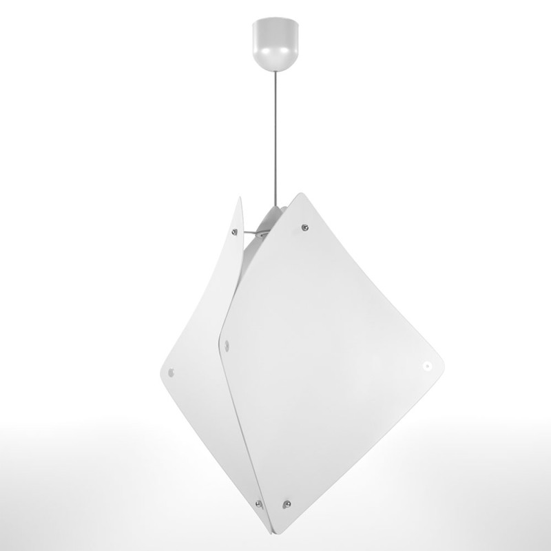 Φωτιστικό Κρεμαστό Zadar Μονόφωτο Λευκό (PP+PVC) Ε27 50x50x80cm Φωτιστικό Κρεμαστό Zadar Μονόφωτο Λευκό (PP+PVC) Ε27 50x50x80cm