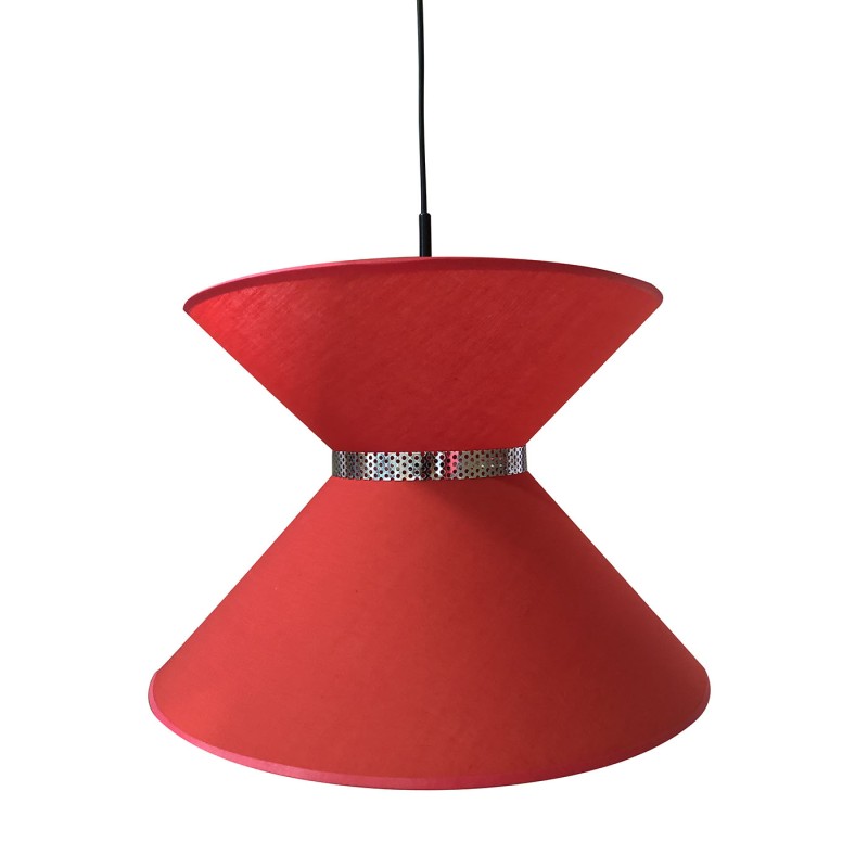 Φωτιστικό Μοντέρνο κρεμαστό  Ύφασμα Μονόφωτο Ε27 Φ40x80εκ. Φωτιστικό Μοντέρνο κρεμαστό  Ύφασμα Μονόφωτο Ε27 Φ40x80εκ.