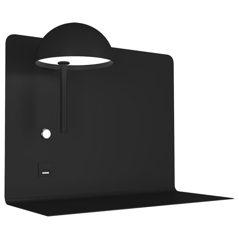 Φωτιστικό Τοίχου Led 3W 3000K Μαύρο 30x16.5x22.5cm Φωτιστικό Τοίχου Led 3W 3000K Μαύρο 30x16.5x22.5cm