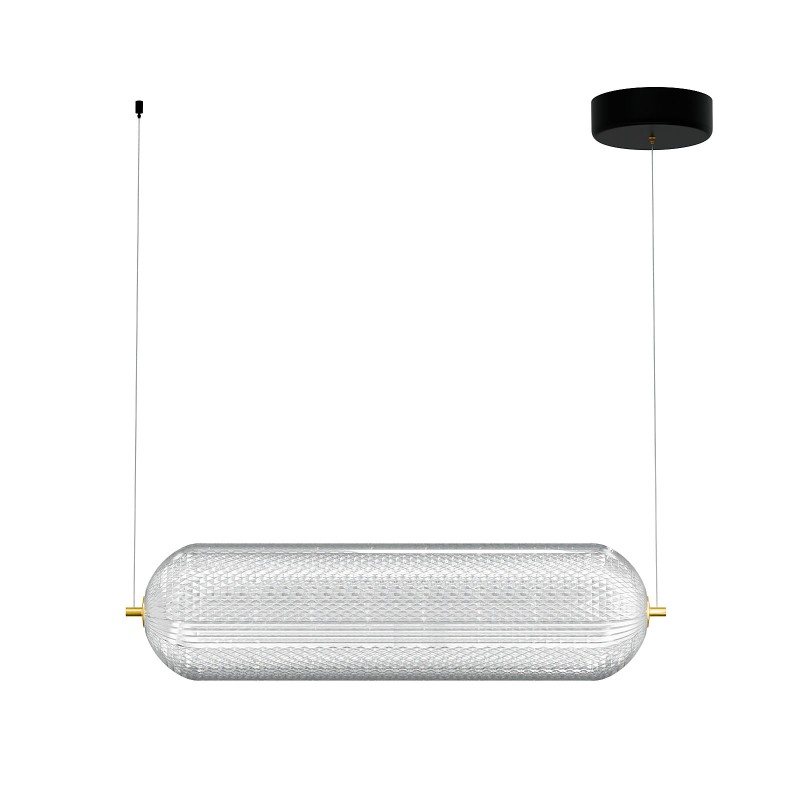 Φωτιστικό Κρεμαστό Ράγα Led 60W 4000K Χρυσό 60x15x120cm Φωτιστικό Κρεμαστό Ράγα Led 60W 4000K Χρυσό 60x15x120cm