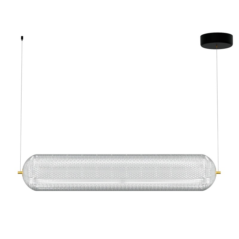 Φωτιστικό Κρεμαστό Ράγα Led 80W 4000K Χρυσό 80x15x120cm Φωτιστικό Κρεμαστό Ράγα Led 80W 4000K Χρυσό 80x15x120cm