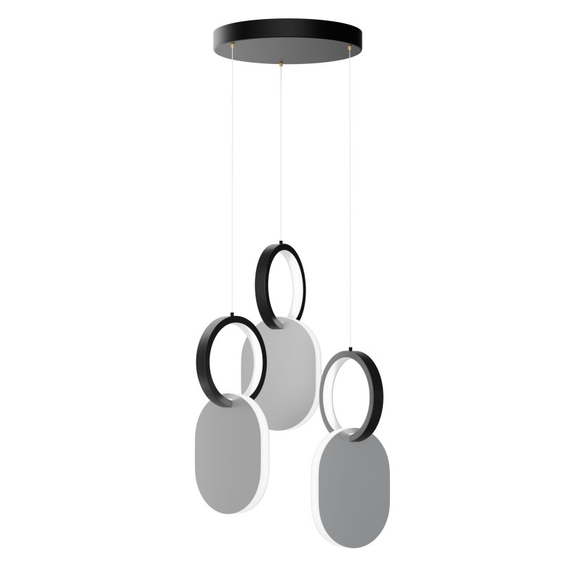 Φωτιστικό Κρεμαστό Symmetric 1G Led 45W Νίκελ Ματ Φ25x120cm Φωτιστικό Κρεμαστό Symmetric 1G Led 45W Νίκελ Ματ Φ25x120cm