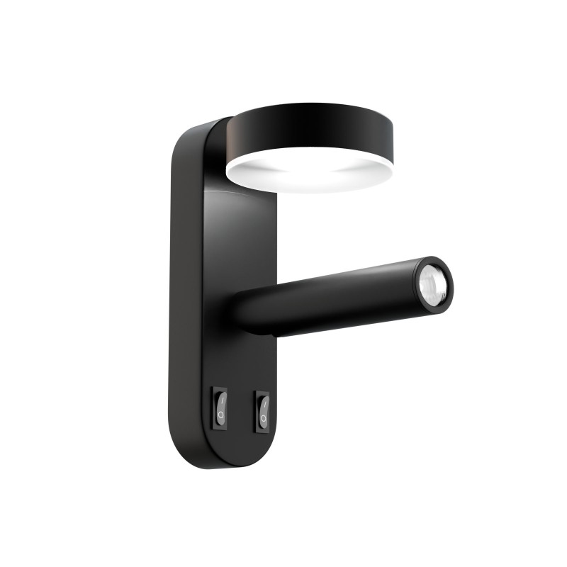 Φωτιστικό Τοίχου Led 8W 4000K Μαύρο 12x12.5x30cm Φωτιστικό Τοίχου Led 8W 4000K Μαύρο 12x12.5x30cm