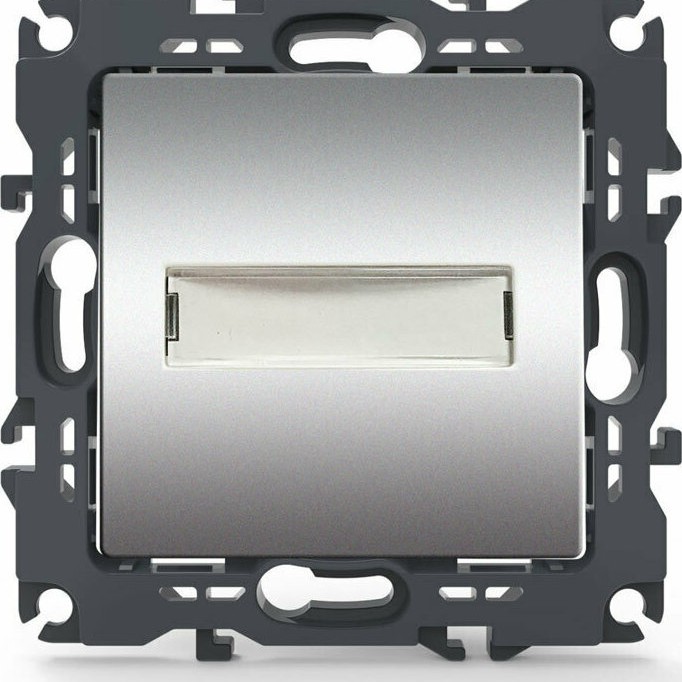 Aca Μπουτόν Κουδουνιού σε Matte Aluminium 1000112103 Aca Μπουτόν Κουδουνιού σε Matte Aluminium 1000112103