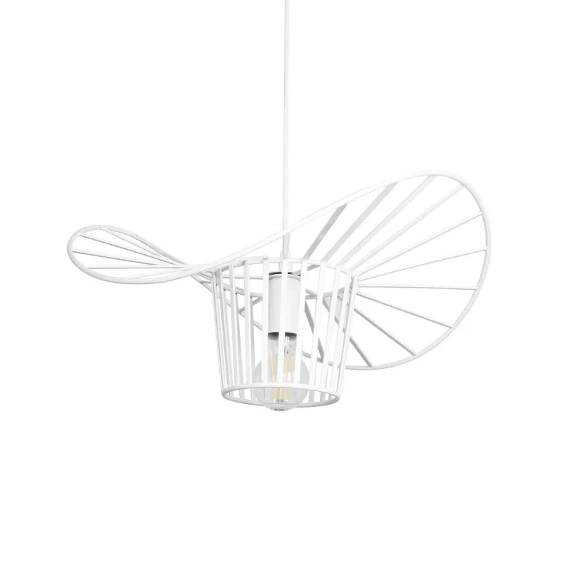 GLOBOSTAR® LUMINOVA 61463 Μοντέρνο Κρεμαστό Φωτιστικό Οροφής με Ντουί 1 x E27 AC 220-240V IP20 - Λευκό - Μ40 x Π40 x Υ20cm GLOBOSTAR® LUMINOVA 61463 Μοντέρνο Κρεμαστό Φωτιστικό Οροφής με Ντουί 1 x E27 AC 220-240V IP20 - Λευκό - Μ40 x Π40 x Υ20cm