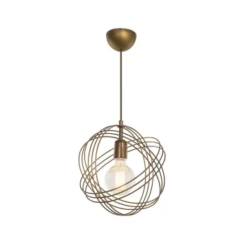 GLOBOSTAR® GLOWN 201-0022 Μοντέρνο Κρεμαστό Φωτιστικό Οροφής με Ντουί 1 x E27 AC 220-240V IP20 - Χρυσό - Μ30 x Π30 x Υ70cm GLOBOSTAR® GLOWN 201-0022 Μοντέρνο Κρεμαστό Φωτιστικό Οροφής με Ντουί 1 x E27 AC 220-240V IP20 - Χρυσό - Μ30 x Π30 x Υ70cm