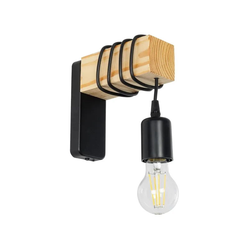 GLOBOSTAR® XYLO 203-0014 Μοντέρνο Φωτιστικό Τοίχου - Απλίκα με Ντουί 1 x E27 AC 220-240V IP20 - Μαύρο & Μπεζ - Μ18 x Π18 x Υ19cm GLOBOSTAR® XYLO 203-0014 Μοντέρνο Φωτιστικό Τοίχου - Απλίκα με Ντουί 1 x E27 AC 220-240V IP20 - Μαύρο & Μπεζ - Μ18 x Π18 x Υ19cm