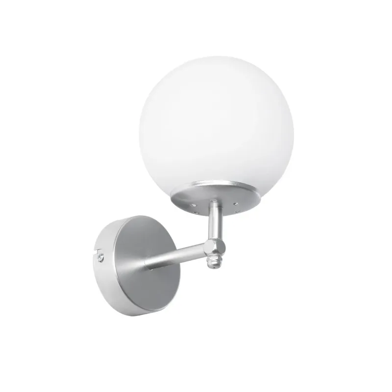 GLOBOSTAR® DALPH 203-0031 Vintage Φωτιστικό Τοίχου - Απλίκα με Ντουί 1 x E27 AC 220-240V IP20 - Ασημί & Λευκό - M18 x Π15 x Υ23cm GLOBOSTAR® DALPH 203-0031 Vintage Φωτιστικό Τοίχου - Απλίκα με Ντουί 1 x E27 AC 220-240V IP20 - Ασημί & Λευκό - M18 x Π15 x Υ23cm