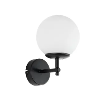 GLOBOSTAR® DALPH 203-0032 Vintage Φωτιστικό Τοίχου - Απλίκα με Ντουί 1 x E27 AC 220-240V IP20 - Μαύρο & Λευκό - M18 x Π15 x Υ23cm GLOBOSTAR® DALPH 203-0032 Vintage Φωτιστικό Τοίχου - Απλίκα με Ντουί 1 x E27 AC 220-240V IP20 - Μαύρο & Λευκό - M18 x Π15 x Υ23cm