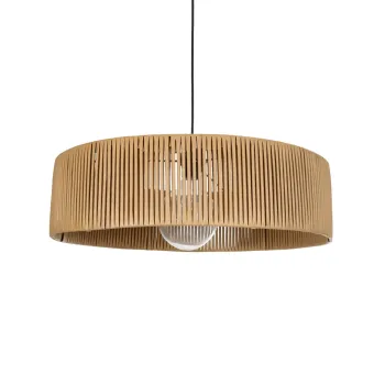 GLOBOSTAR® KYCLOS 203-0044 Boho Κρεμαστό Φωτιστικό Οροφής με Ντουί 1 x E27 AC 220-240V IP20 - Μπεζ - M55 x Π55 x Υ20cm GLOBOSTAR® KYCLOS 203-0044 Boho Κρεμαστό Φωτιστικό Οροφής με Ντουί 1 x E27 AC 220-240V IP20 - Μπεζ - M55 x Π55 x Υ20cm