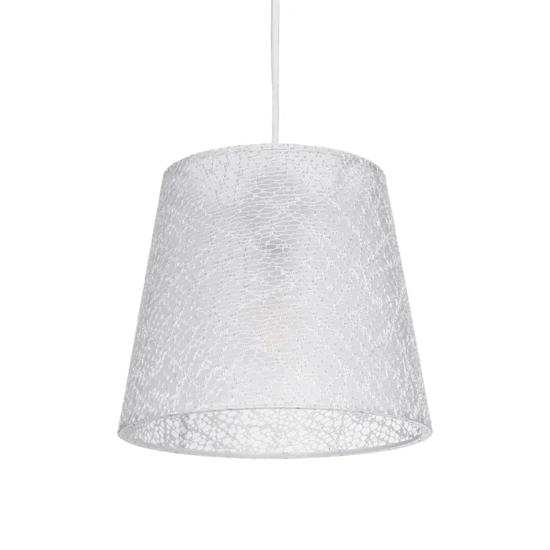 GLOBOSTAR® CONEY 203-0069 Μοντέρνο Κρεμαστό Φωτιστικό Οροφής με Ντουί 1 x E27 AC 220-240V IP20 - Λευκό - Μ26 x Π26 x Υ25cm GLOBOSTAR® CONEY 203-0069 Μοντέρνο Κρεμαστό Φωτιστικό Οροφής με Ντουί 1 x E27 AC 220-240V IP20 - Λευκό - Μ26 x Π26 x Υ25cm