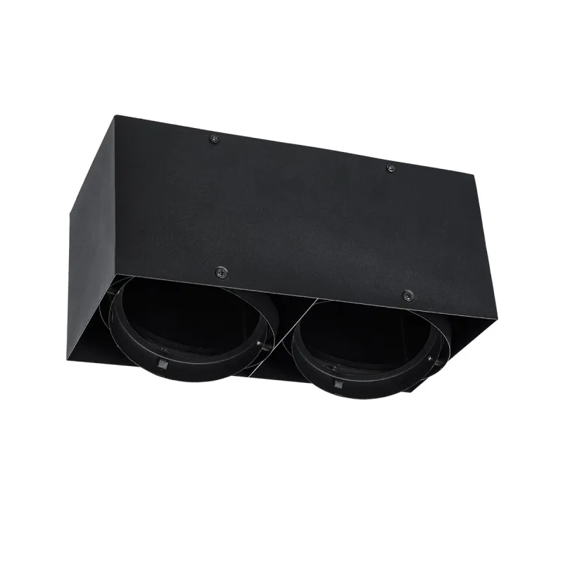 GLOBOSTAR® MAGMA 60627 Μοντέρνο Φωτιστικό Οροφής με Ντουί 2 x GU10 AC 220-240V IP20 - Μαύρο - Μ30 x Π15 x Υ13cm GLOBOSTAR® MAGMA 60627 Μοντέρνο Φωτιστικό Οροφής με Ντουί 2 x GU10 AC 220-240V IP20 - Μαύρο - Μ30 x Π15 x Υ13cm