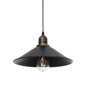 GLOBOSTAR® FERRO 203-0082 Μοντέρνο Κρεμαστό Φωτιστικό Οροφής με Ντουί 1 x E27 AC 220-240V IP20 - Μαύρο & Μπρούτζινο - Μ30 x Π30 x Υ15cm GLOBOSTAR® FERRO 203-0082 Μοντέρνο Κρεμαστό Φωτιστικό Οροφής με Ντουί 1 x E27 AC 220-240V IP20 - Μαύρο & Μπρούτζινο - Μ30 x Π30 x Υ15cm