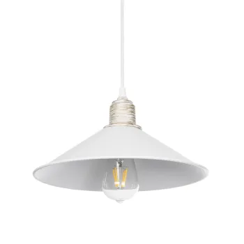 GLOBOSTAR® FERRO 203-0083 Μοντέρνο Κρεμαστό Φωτιστικό Οροφής με Ντουί 1 x E27 AC 220-240V IP20 - Λευκό & Χρυσό - Μ30 x Π30 x Υ15cm GLOBOSTAR® FERRO 203-0083 Μοντέρνο Κρεμαστό Φωτιστικό Οροφής με Ντουί 1 x E27 AC 220-240V IP20 - Λευκό & Χρυσό - Μ30 x Π30 x Υ15cm
