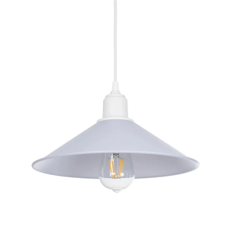 GLOBOSTAR® FERRO 203-0087 Μοντέρνο Κρεμαστό Φωτιστικό Οροφής με Ντουί 1 x E27 AC 220-240V IP20 - Λευκό - Μ30 x Π30 x Υ15cm GLOBOSTAR® FERRO 203-0087 Μοντέρνο Κρεμαστό Φωτιστικό Οροφής με Ντουί 1 x E27 AC 220-240V IP20 - Λευκό - Μ30 x Π30 x Υ15cm