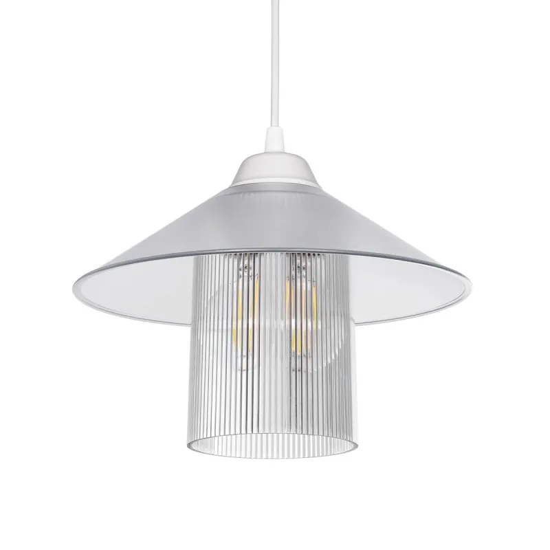 GLOBOSTAR® PROMO 203-0088 Μοντέρνο Κρεμαστό Φωτιστικό Οροφής με Ντουί 1 x E27 AC 220-240V IP20 - Λευκό - Μ25.5 x Π25.5 x Υ20cm GLOBOSTAR® PROMO 203-0088 Μοντέρνο Κρεμαστό Φωτιστικό Οροφής με Ντουί 1 x E27 AC 220-240V IP20 - Λευκό - Μ25.5 x Π25.5 x Υ20cm