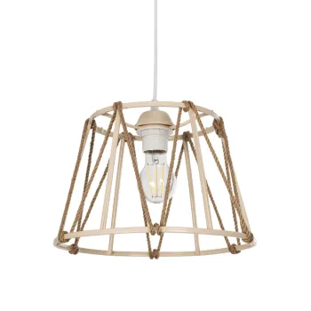 GLOBOSTAR® JUTE 203-0092 Μοντέρνο Κρεμαστό Φωτιστικό Οροφής με Ντουί 1 x E27 AC 220-240V IP20 - Μπεζ - Μ30 x Π30 x Υ23cm GLOBOSTAR® JUTE 203-0092 Μοντέρνο Κρεμαστό Φωτιστικό Οροφής με Ντουί 1 x E27 AC 220-240V IP20 - Μπεζ - Μ30 x Π30 x Υ23cm