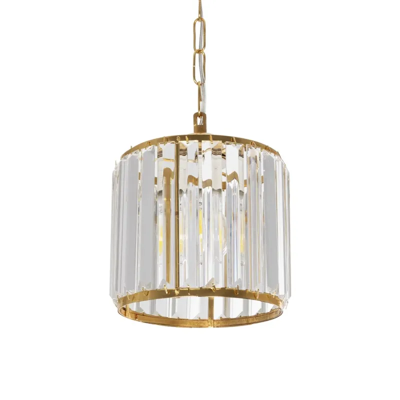 GLOBOSTAR® GLAMOROUS 203-0093 Κλασικό Κρεμαστό Φωτιστικό Οροφής με Ντουί 1 x E27 AC 220-240V IP20 - Χρυσό & Διάφανο - Μ19 x Π19 x Υ16.5cm GLOBOSTAR® GLAMOROUS 203-0093 Κλασικό Κρεμαστό Φωτιστικό Οροφής με Ντουί 1 x E27 AC 220-240V IP20 - Χρυσό & Διάφανο - Μ19 x Π19 x Υ16.5cm