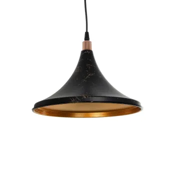 GLOBOSTAR® MARBLE 203-0099 Μοντέρνο Κρεμαστό Φωτιστικό Οροφής με Ντουί 1 x E27 AC 220-240V IP20 - Μαύρο & Χρυσό - Μ30 x Π30 x Υ20cm GLOBOSTAR® MARBLE 203-0099 Μοντέρνο Κρεμαστό Φωτιστικό Οροφής με Ντουί 1 x E27 AC 220-240V IP20 - Μαύρο & Χρυσό - Μ30 x Π30 x Υ20cm