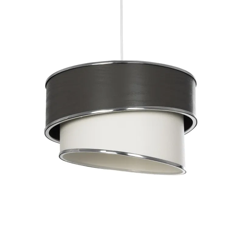 GLOBOSTAR® SONIA 203-0116 Μοντέρνο Κρεμαστό Φωτιστικό Οροφής με Ντουί 1 x E27 AC 220-240V IP20 - Γκρι & Λευκό - Μ30 x Π30 x Υ24cm GLOBOSTAR® SONIA 203-0116 Μοντέρνο Κρεμαστό Φωτιστικό Οροφής με Ντουί 1 x E27 AC 220-240V IP20 - Γκρι & Λευκό - Μ30 x Π30 x Υ24cm