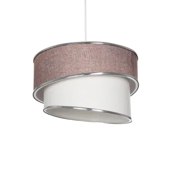 GLOBOSTAR® SONIA 203-0122 Μοντέρνο Κρεμαστό Φωτιστικό Οροφής με Ντουί 1 x E27 AC 220-240V IP20 - Ροζ & Λευκό - Μ30 x Π30 x Υ24cm GLOBOSTAR® SONIA 203-0122 Μοντέρνο Κρεμαστό Φωτιστικό Οροφής με Ντουί 1 x E27 AC 220-240V IP20 - Ροζ & Λευκό - Μ30 x Π30 x Υ24cm