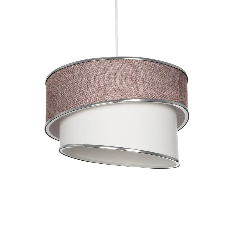 GLOBOSTAR® SONIA 203-0122 Μοντέρνο Κρεμαστό Φωτιστικό Οροφής με Ντουί 1 x E27 AC 220-240V IP20 - Ροζ & Λευκό - Μ30 x Π30 x Υ24cm GLOBOSTAR® SONIA 203-0122 Μοντέρνο Κρεμαστό Φωτιστικό Οροφής με Ντουί 1 x E27 AC 220-240V IP20 - Ροζ & Λευκό - Μ30 x Π30 x Υ24cm